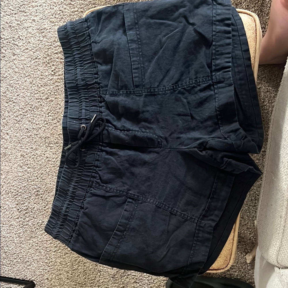 Black Drawstring Shorts